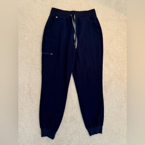 Navy figs Zamora jogger scrub pants